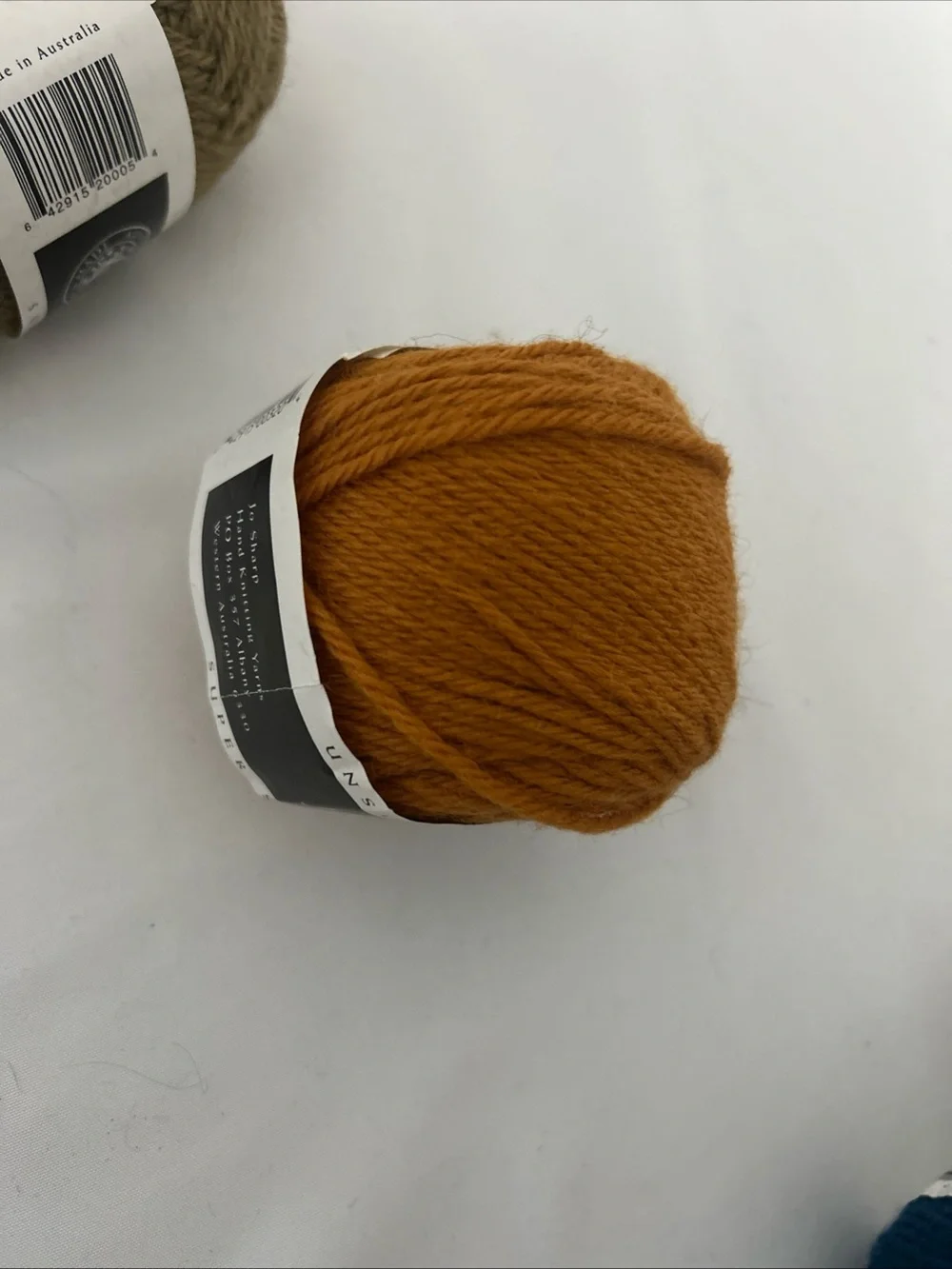Jo Sharp Wool Yarn Lot Of 8 Mixed Skeins Black Yellow Red Tan Blue